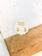 Load image into Gallery viewer, Anchors Away Stud Earrings