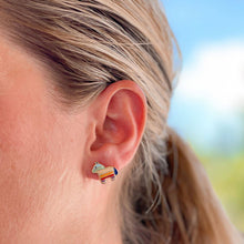 Load image into Gallery viewer, Piñata Signature Enamel Stud Earrings
