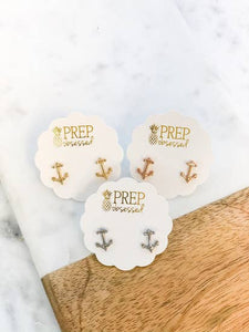 Anchors Away Stud Earrings