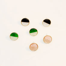 Load image into Gallery viewer, Geometric Resin Stud Earrings
