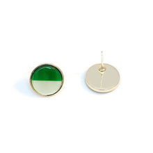 Load image into Gallery viewer, Geometric Resin Stud Earrings
