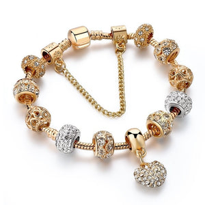 Luxury Crystal Heart Charm