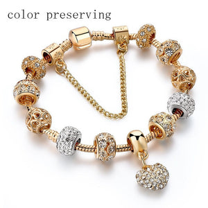 Luxury Crystal Heart Charm